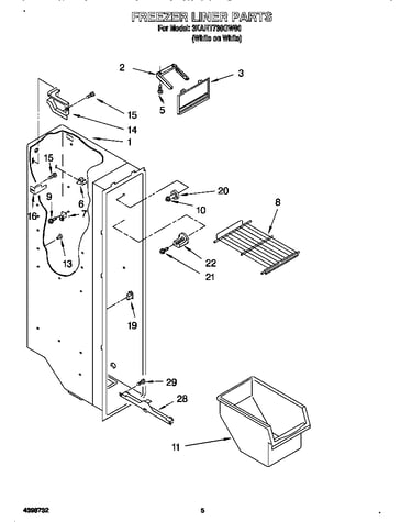 Freezer liner