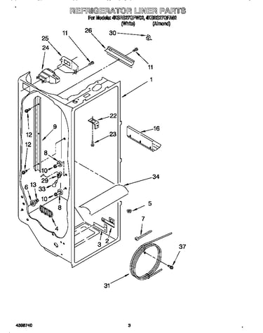 Refrigerator liner