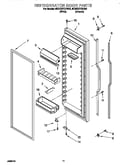 Refrigerator door