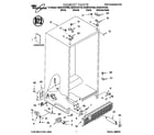 Whirlpool GD22DCXHT00 cabinet diagram