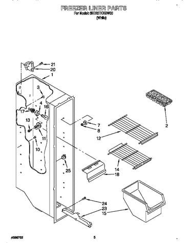 Freezer liner