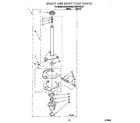 KitchenAid KAWS750JT0 brake and drive tube diagram