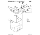 KitchenAid KAWS850JT0 top and console diagram