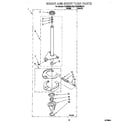 KitchenAid KAWS850JT0 brake and drive tube diagram