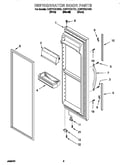 Refrigerator door