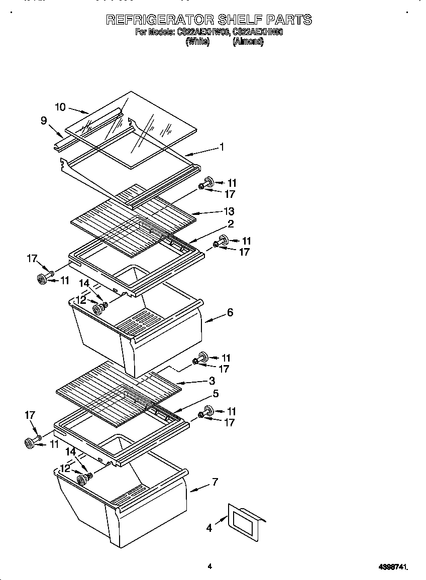 Refrigerator shelf