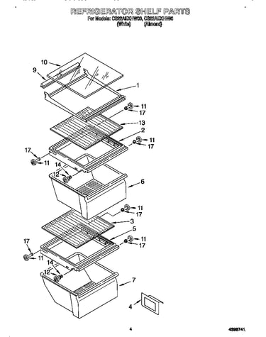Refrigerator shelf