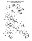 Motor and ice container
