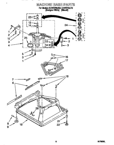 Machine base