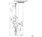 KitchenAid KAWS700JT0 brake and drive tube diagram