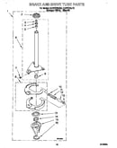 Brake and drive tube