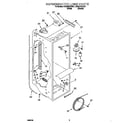 Whirlpool ED22UEXHT01 refrigerator liner diagram