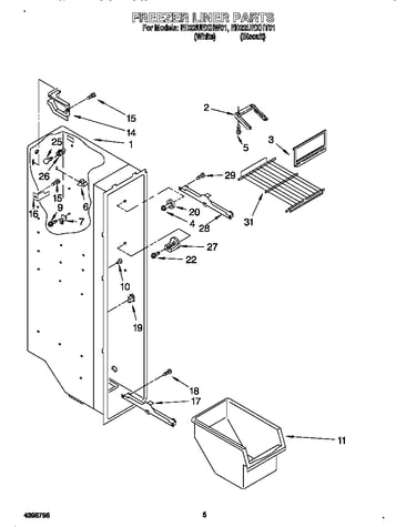 Freezer liner