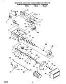 Motor and ice container