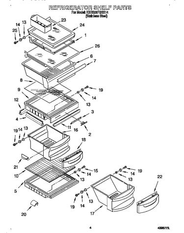 Refrigerator shelf