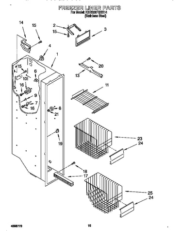 Freezer liner