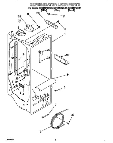 Refrigerator liner