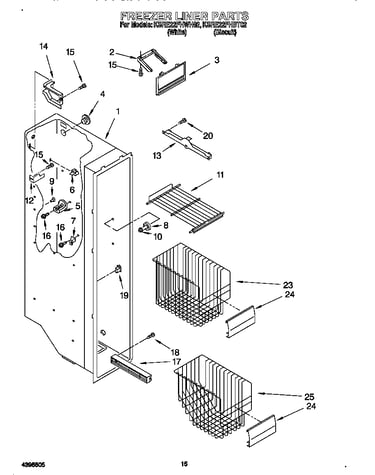 Freezer liner