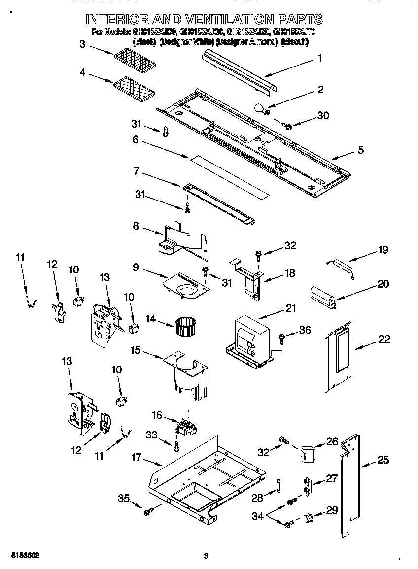 Interior and ventilation