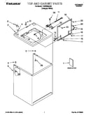 Top and cabinet