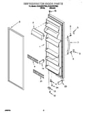 Refrigerator door