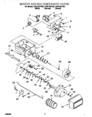 Motor and ice container
