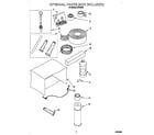 Whirlpool R141G0 optional parts (not included) diagram