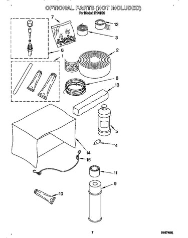 Optional parts (not included)