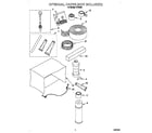 Whirlpool R183G0 optional parts (not included) diagram
