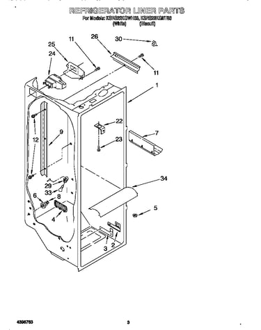 Refrigerator liner