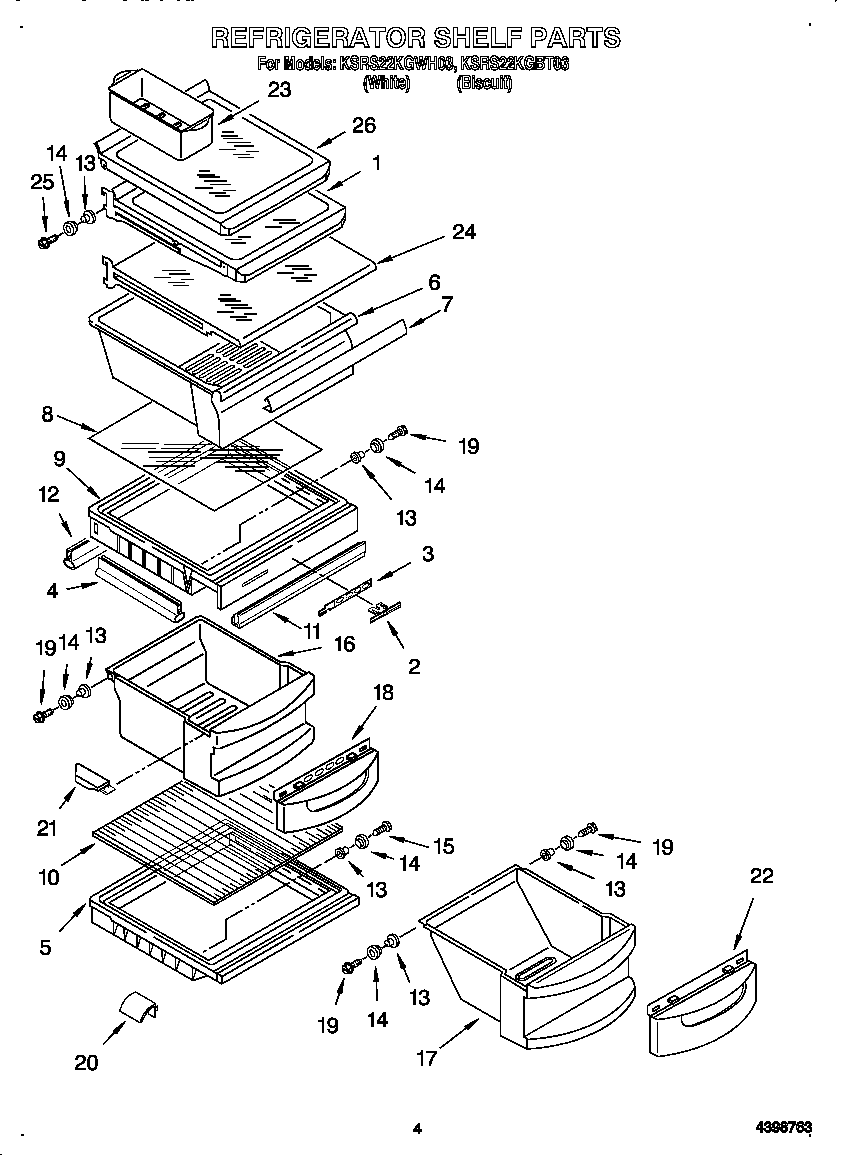 Refrigerator shelf