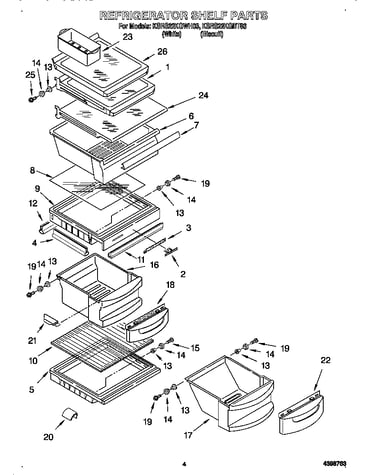 Refrigerator shelf