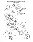 Motor and ice container