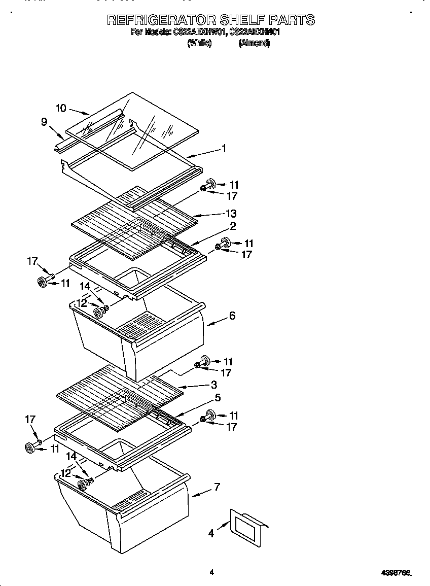 Refrigerator shelf