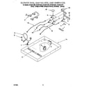 Whirlpool SCS3514GB1 burner box, valves, switches diagram