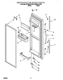 Refrigerator door