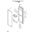 Whirlpool TS22AEXHW00 refrigerator door diagram