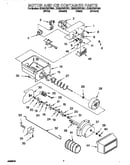 Motor and ice container