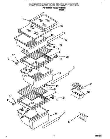 Refrigerator shelf
