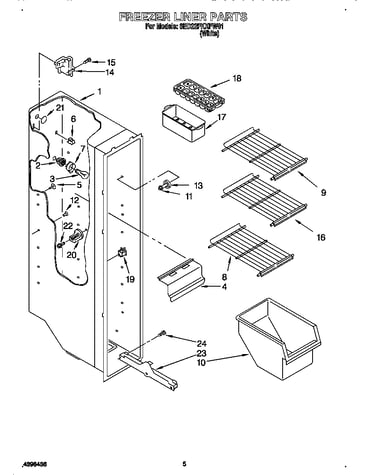 Freezer liner