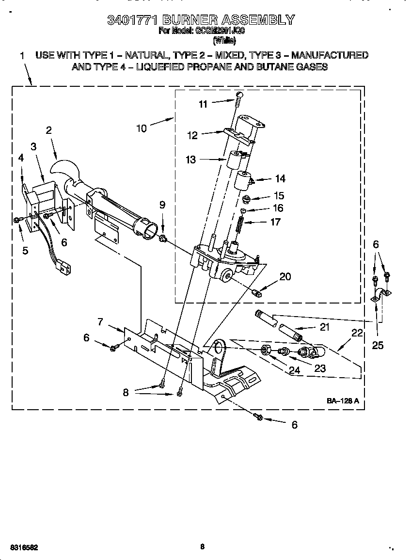 3401771 burner