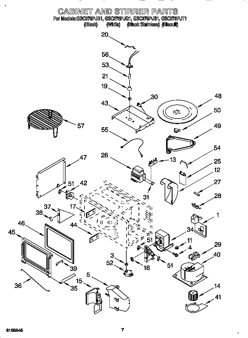 Cabinet and stirrer
