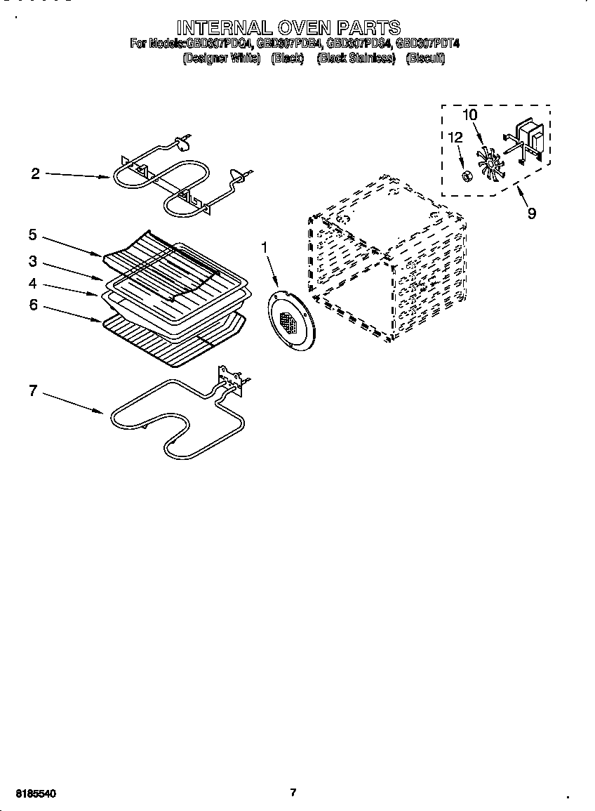 Internal oven