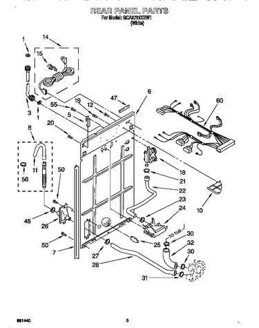 Rear panel