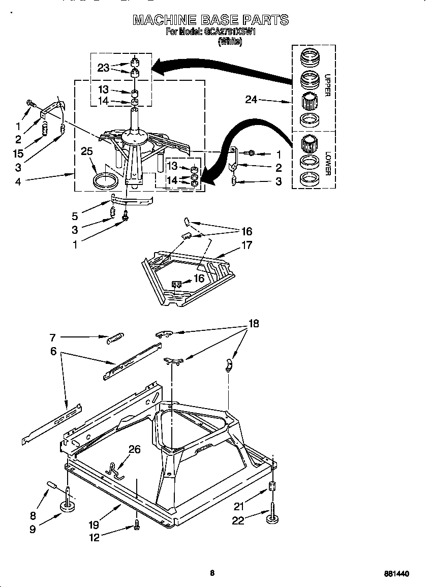 Machine base