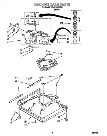Machine base