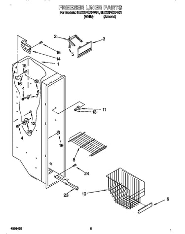 Freezer liner