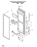 Refrigerator door