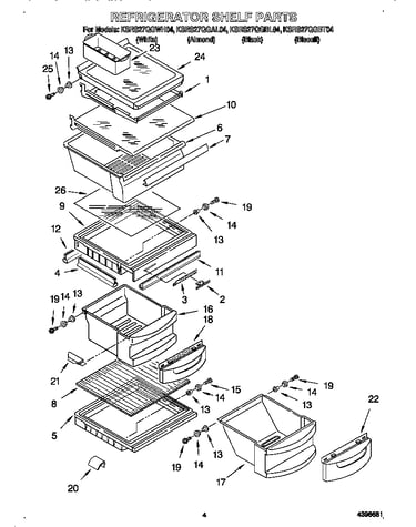 Refrigerator shelf