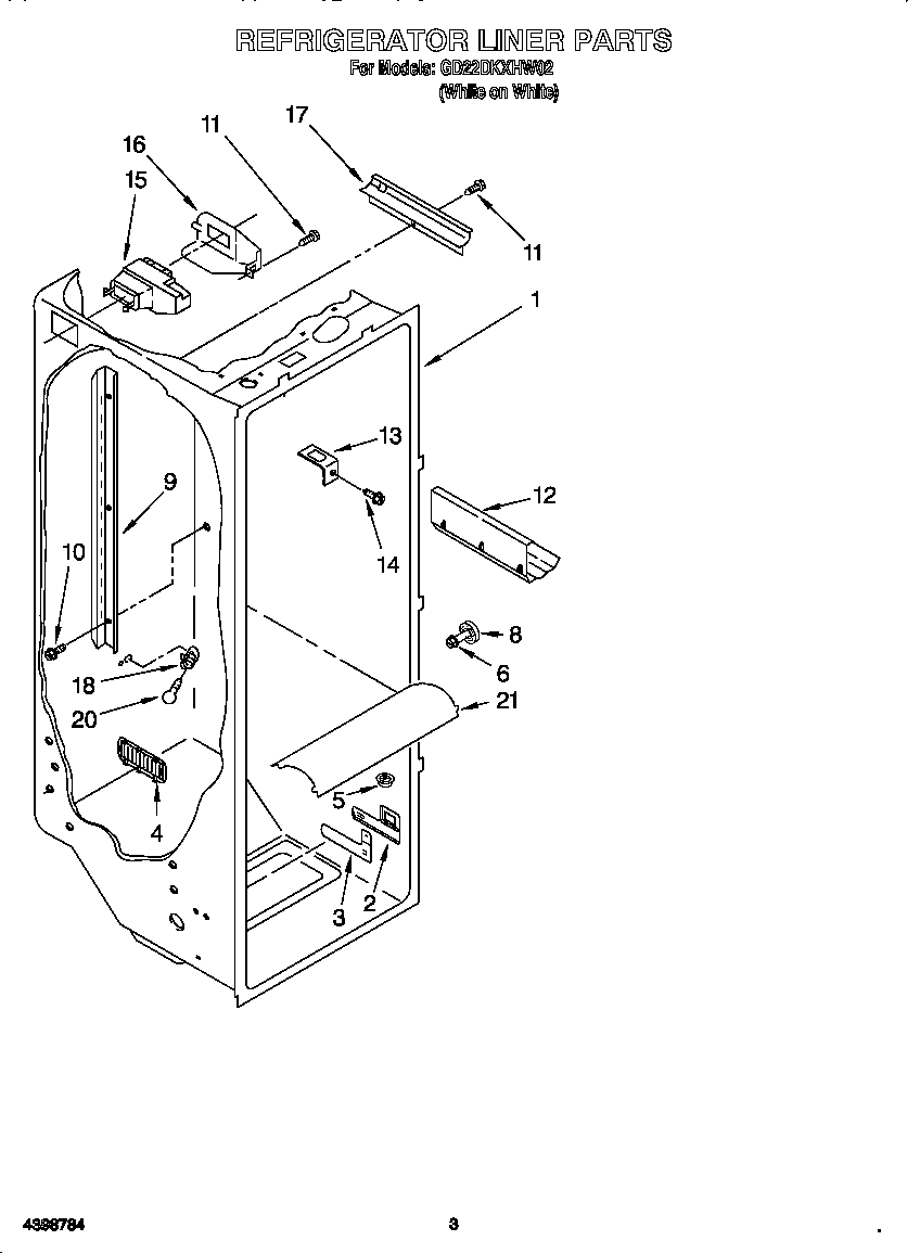 Refrigerator liner